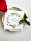 Mixed Wreath Kitchen Christmas Tiny Tag