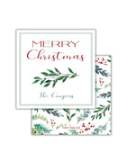 Leaf and Berry Spray Gift Tag