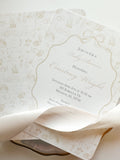 Neutral  SpringToile Invitation