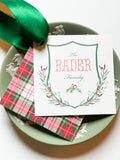 Christmas Crest {written name}