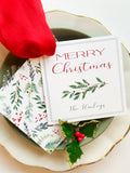 Leaf and Berry Spray Gift Tag