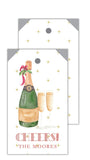 Champagne + Stars Cheers! Hangtag