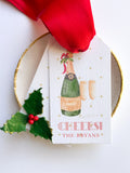 Champagne + Stars Cheers! Hangtag