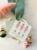 Nutcracker Trio Gift Tag {Pink + Green}