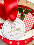 Baked With Love Rolling Pin Round Tag