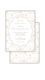 Neutral  SpringToile Invitation