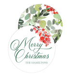 Merry Berries Round Gift Tag
