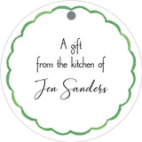 Round Scallop From the Kitchen Gift Tag