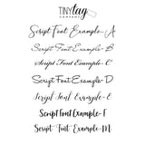 Tropical Papaya Wavy Edge  Notecard Set