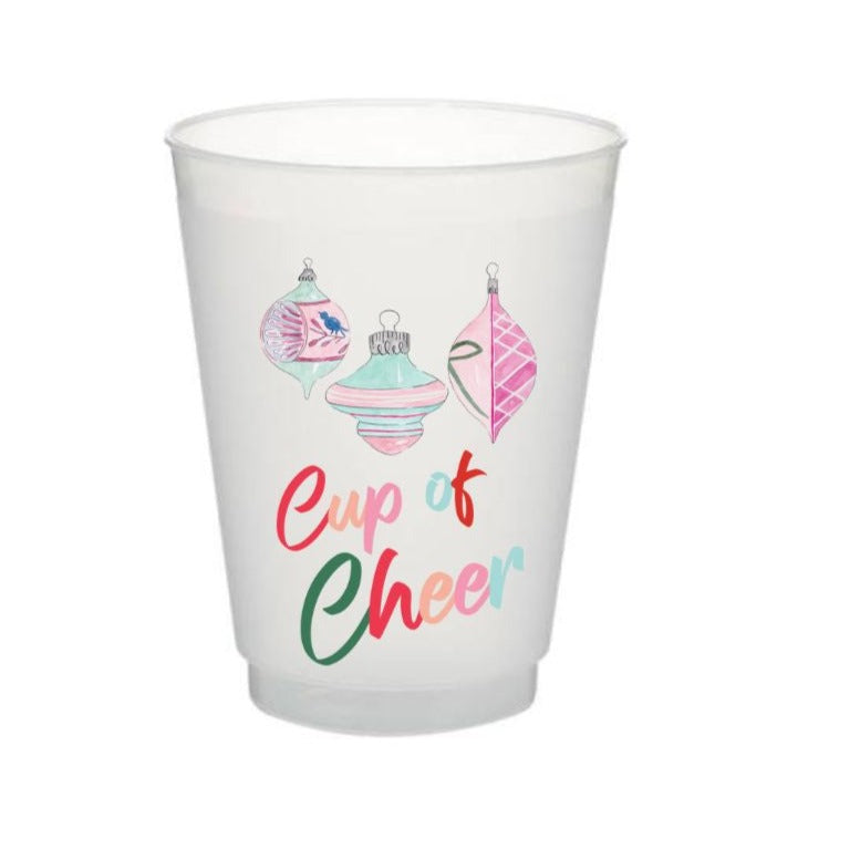 Personalized Frosted Plastic Cups