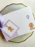 Puppy Notecard {lavender}