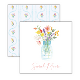 Fresh Flowers in Jar Gift Tag