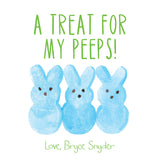 Peeps Trio Gift Tag {blue}