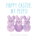 Peeps Trio Gift Tag {purple}