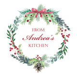 Mixed Wreath Kitchen Christmas Tiny Tag