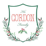 Christmas Crest {written name}