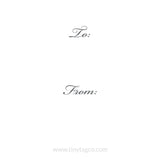 Non-Personalized Manger Tiny Tag