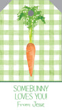 "Some Bunny Loves You" Hangtag {gingham}