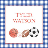 Multisport Tiny Tag with Gingham