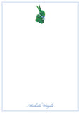 Boxwood Bunny Notecard