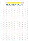 Polka Dot Pencil {blue}