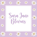 Purple Daisy Tiny Tag