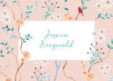 Chinoiserie Chic Folded Notecard Set-Pink