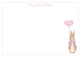 Peter Rabbit Notecard {pink}