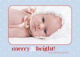 Merry & Bright Christmas Card