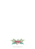 Pine Bough Christmas Card
