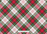 Tartan Wreath Christmas Card