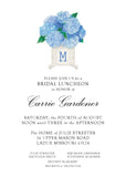 Hydrangea Bridal Invitation