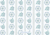 Blue Watercolor Scallop Baby Shower Invitation