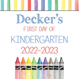 Back To School Sign {Crayon}