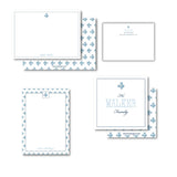 Blue Block Print Gift Set