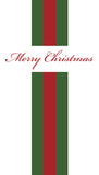 Non-Personalized Christmas Ribbon Hang Tag