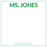 Classic Square Notepad-5”