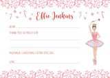 Sugar Plum Fill-In Notecard