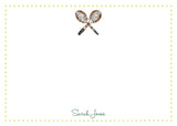 Tennis Rackets Notecard Set