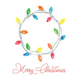 Non-Personalized Vintage Light Wreath