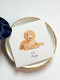 Watercolor Goldendoodle