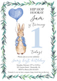 Peter Rabbit Invitation