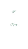 Non-Personalized Mixed Greenery Hang Tag