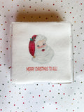 Santa Paper Cocktail Napkins