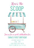 Ice Cream Party Invite