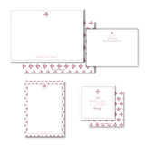 Pink Block Print Gift Set