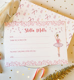 Sugar Plum Fill-In Notecard