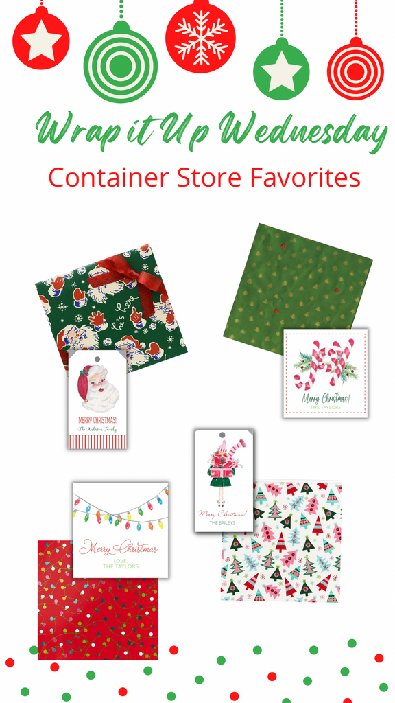 Wrap it up Wednesday! Container store favorites.