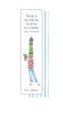 Book Girl Bookmark {personalized}