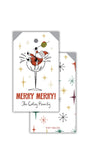 Vintage Spirits Merry Santa-tini Hangtag